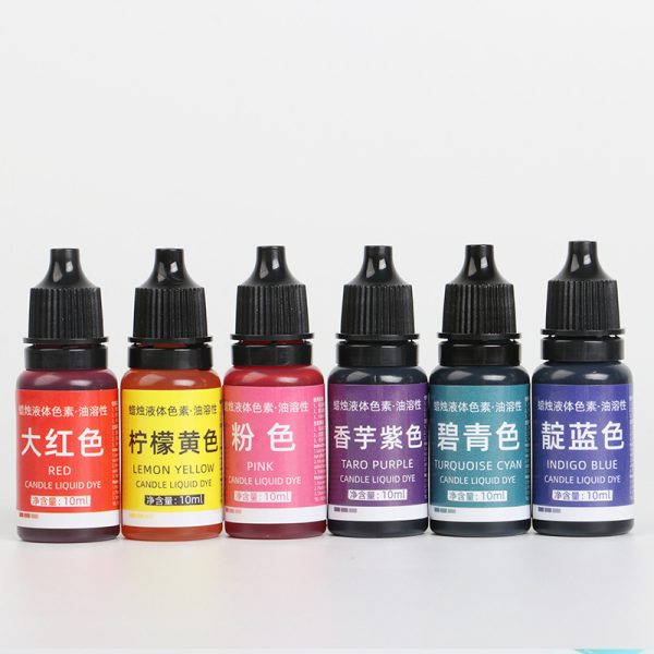 32 Colors 10ml Unscented Liquid Oil Soluble Candle Dye Pigment - Image 10