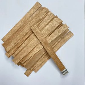 Wooden Candle Wick – Crackling Natural Wick for Handmade Candles