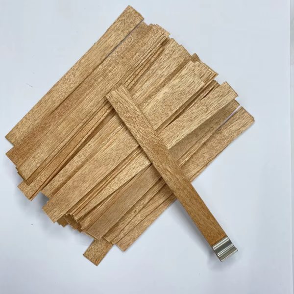 Wooden Candle Wick – Crackling Natural Wick for Handmade Candles