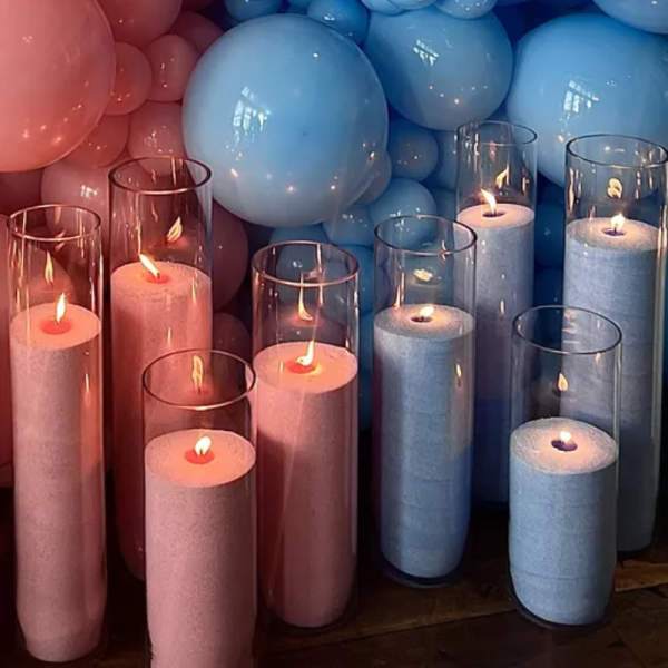 Hot Sales Different Size Sand Wax Vases Glass Jars Candles Vase - Image 6