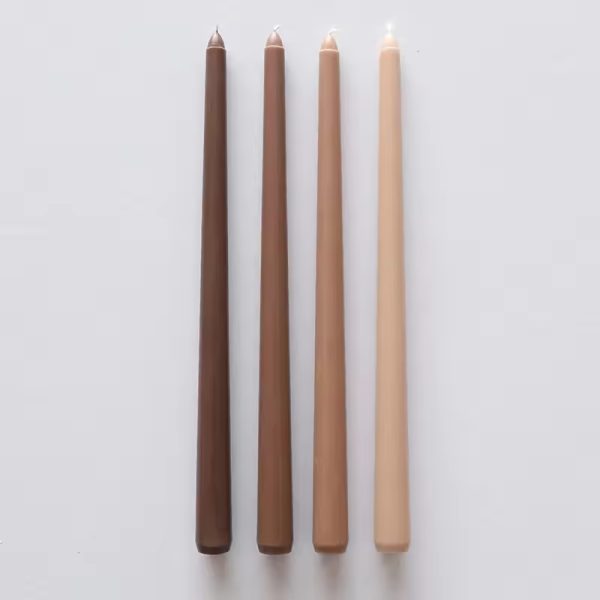 Wholesale 36 Custom Romandi Mixed Color Long Pole Candle 4-Piece Set - Image 15