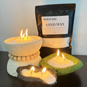 Long-lasting Pearled Candle Wax Refillable Handmade Glass  Granules Sand Wax