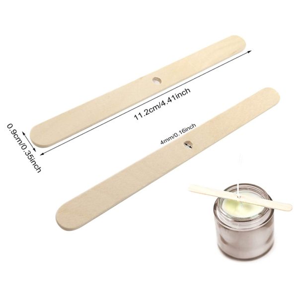 Wooden Wick Holder for Candle Making - Image 2