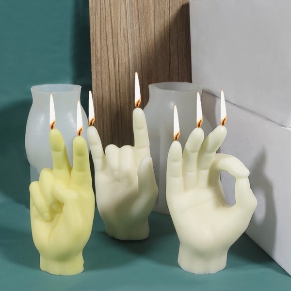 Customized Finger Silicone Candle Mold - Image 2