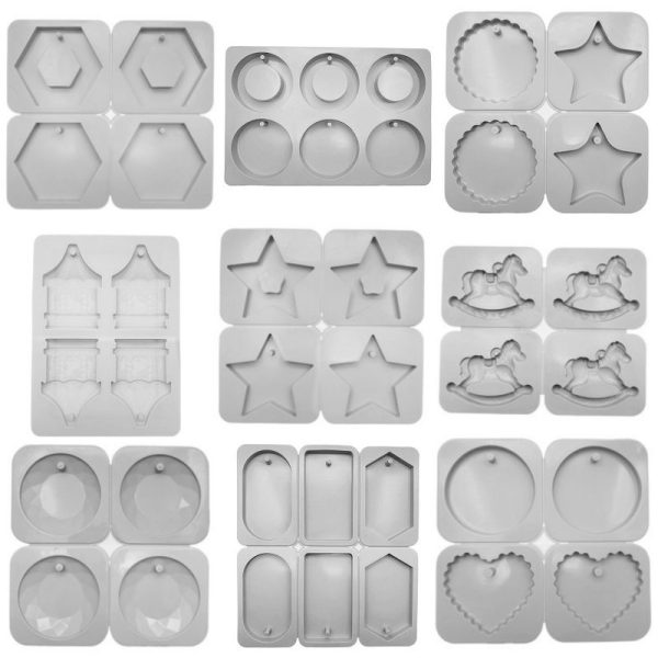 Assorted Silicone Candle Molds for DIY Projects - Image 8