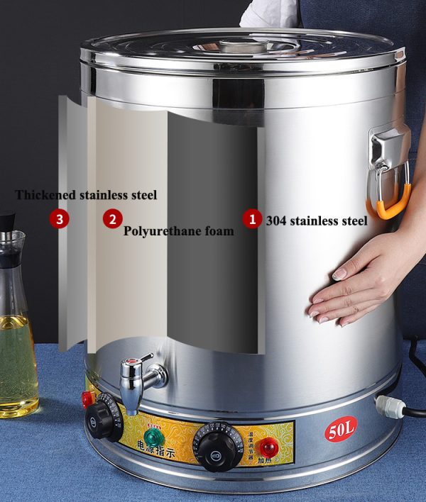 30L-80L Stainless Steel Industrial Wax Melter – Electric Soy Wax Melter - Image 7