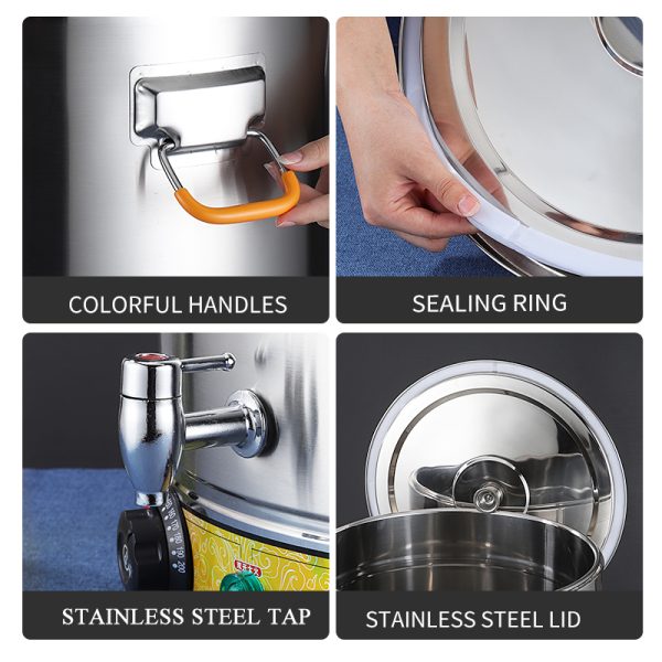 30L-80L Stainless Steel Industrial Wax Melter – Electric Soy Wax Melter - Image 8