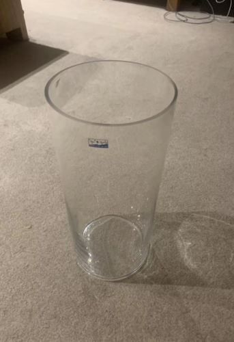 Clear Cylinder Glass Vase for Sand Wax Decor photo review