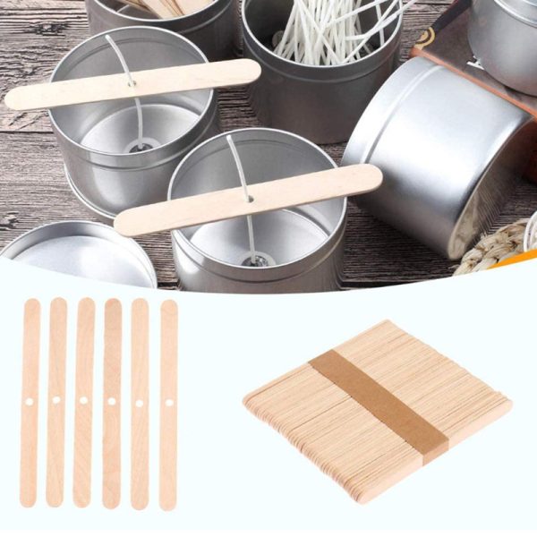 Wooden Wick Holder for Candle Making
