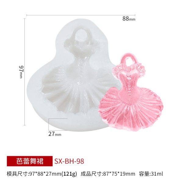 3D Unique Silicone Candle Molds – Dress, Doll, Chair & Bear Designs - Image 10