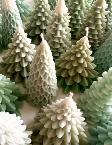 Candle Silicone Mold – Christmas Tree Series photo review