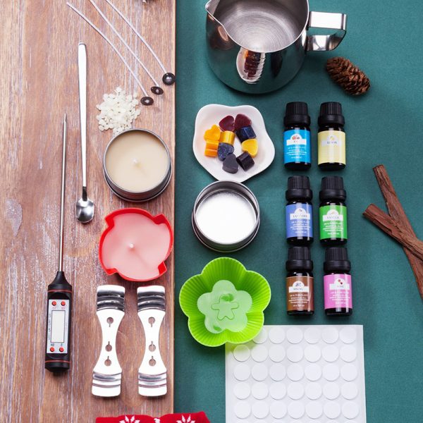 DIY Candle Making Kit – Soy, Beeswax, Wicks, Dyes, Molds & Fragrances - Image 7