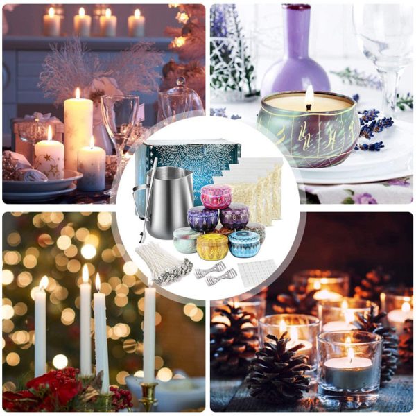 DIY Candle Making Kit – Soy, Beeswax, Wicks, Dyes, Molds & Fragrances - Image 12