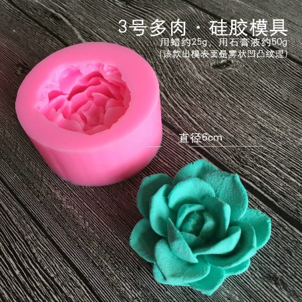 Assorted Silicone Candle Molds for DIY Projects - Image 4