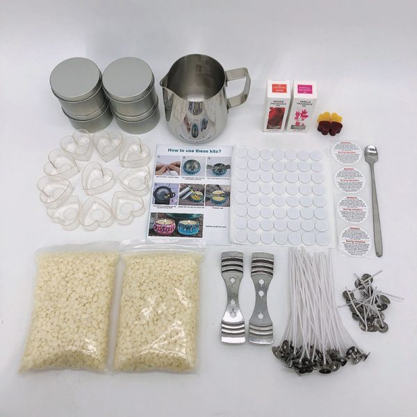 DIY Candle Making Kit – Soy, Beeswax, Wicks, Dyes, Molds & Fragrances - Image 14