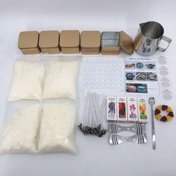 DIY Candle Making Kit – Soy, Beeswax, Wicks, Dyes, Molds & Fragrances - Image 15