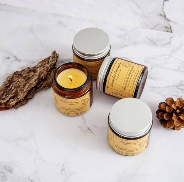 Luxury Scented Soy Wax Candles in Glass Jar - Image 7