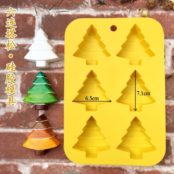 Candle Silicone Mold – Christmas Tree Series - Image 29