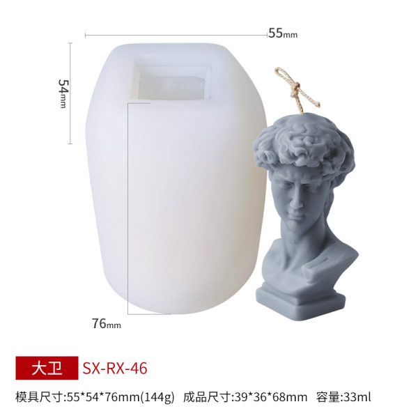 3D Human Body Silicone Candle Mold – Large Size - Image 12