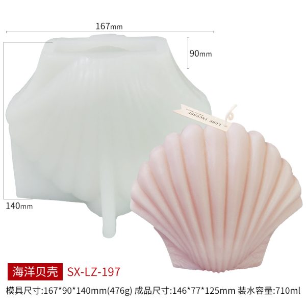 Assorted Silicone Candle Molds for DIY Projects - Image 34