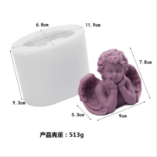 3D Body Series Candle Molds – Baby & Angel Shapes - Image 4