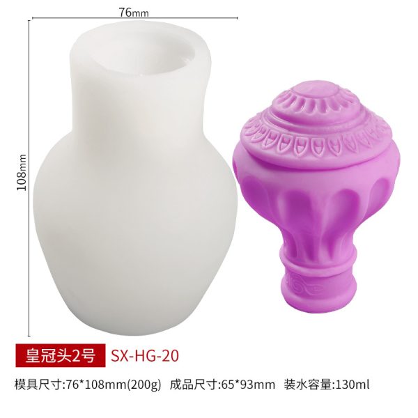 Assorted Silicone Candle Molds for DIY Projects - Image 25