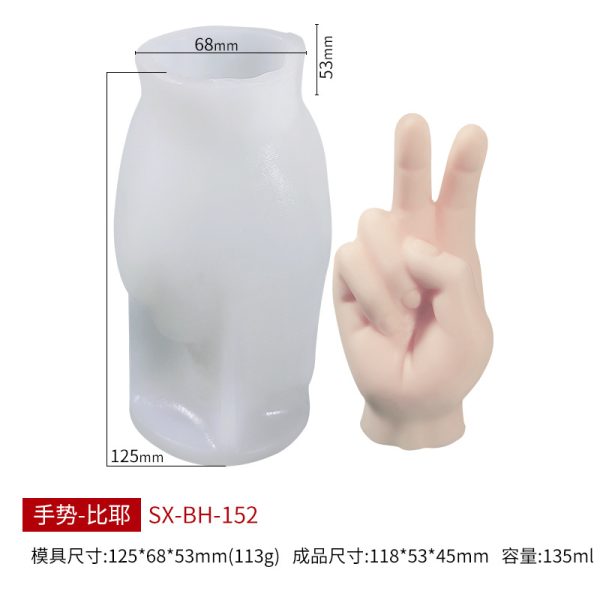 Customized Finger Silicone Candle Mold - Image 6