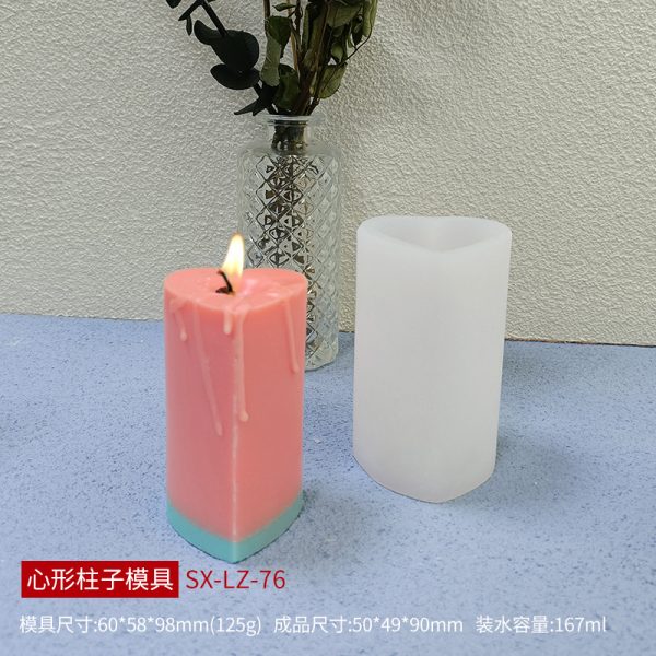 Assorted Silicone Candle Molds for DIY Projects - Image 31