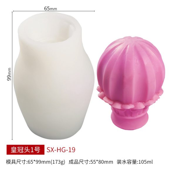 Assorted Silicone Candle Molds for DIY Projects - Image 26