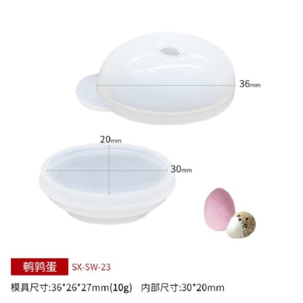 Easter Egg Candle Silicone Mold – Whole / Fried / Half-Shell - Image 7