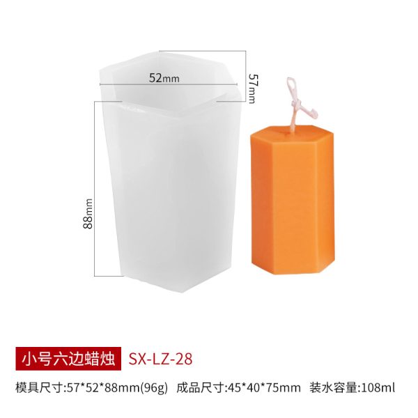 Assorted Silicone Candle Molds for DIY Projects - Image 32