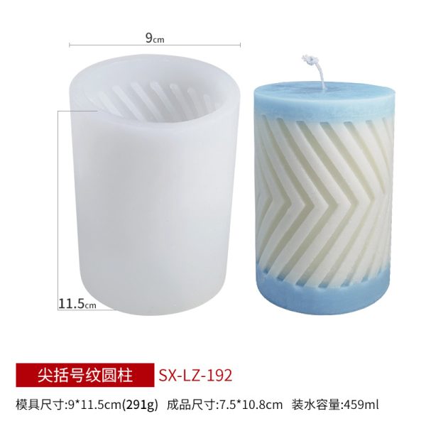 Assorted Silicone Candle Molds for DIY Projects - Image 36