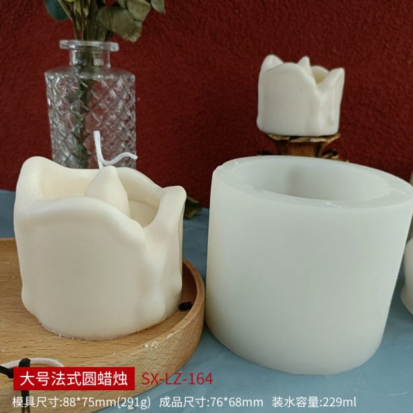 Assorted Silicone Candle Molds for DIY Projects - Image 19