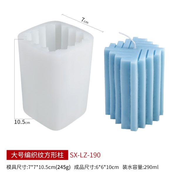 Assorted Silicone Candle Molds for DIY Projects - Image 35