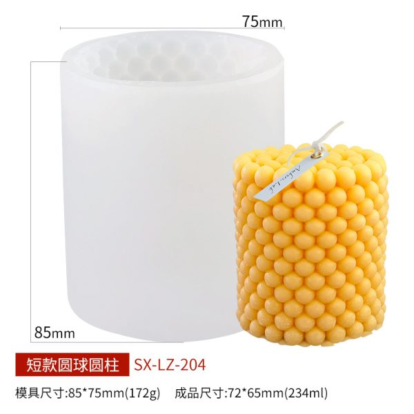 Assorted Silicone Candle Molds for DIY Projects - Image 29