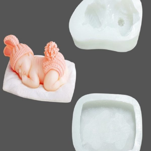 3D Body Series Candle Molds – Baby & Angel Shapes - Image 6