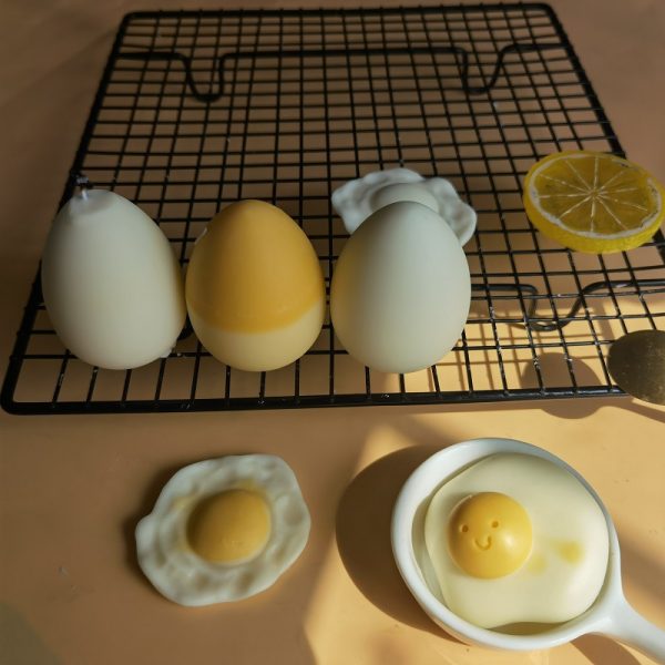 Easter Egg Candle Silicone Mold – Whole / Fried / Half-Shell - Image 3