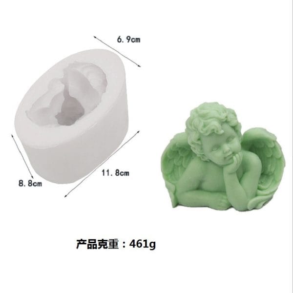 3D Body Series Candle Molds – Baby & Angel Shapes