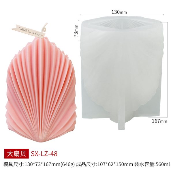 Assorted Silicone Candle Molds for DIY Projects - Image 33