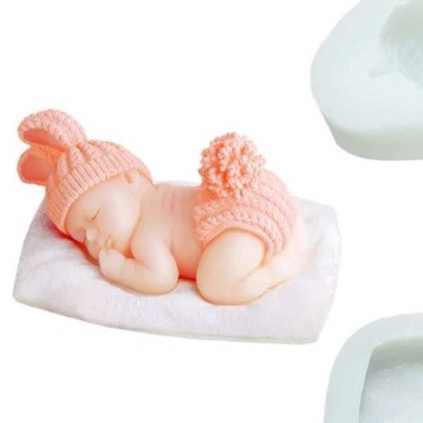 3D Body Series Candle Molds – Baby & Angel Shapes - Image 7