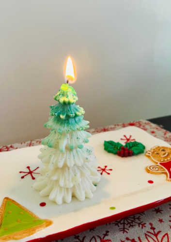 Candle Silicone Mold – Christmas Tree Series photo review