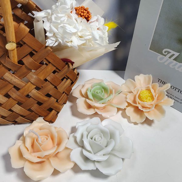 3D Flower Silicone Candle Molds – DIY Series - Image 6