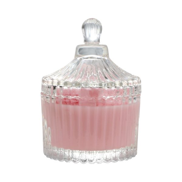Luxury Preserved Flower Soy Wax Candle in Dome Glass Jar - Image 2