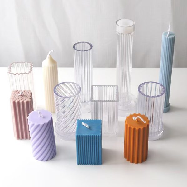DIY Candle Mold – Acrylic, Various Styles for Artistic Wax Crafts