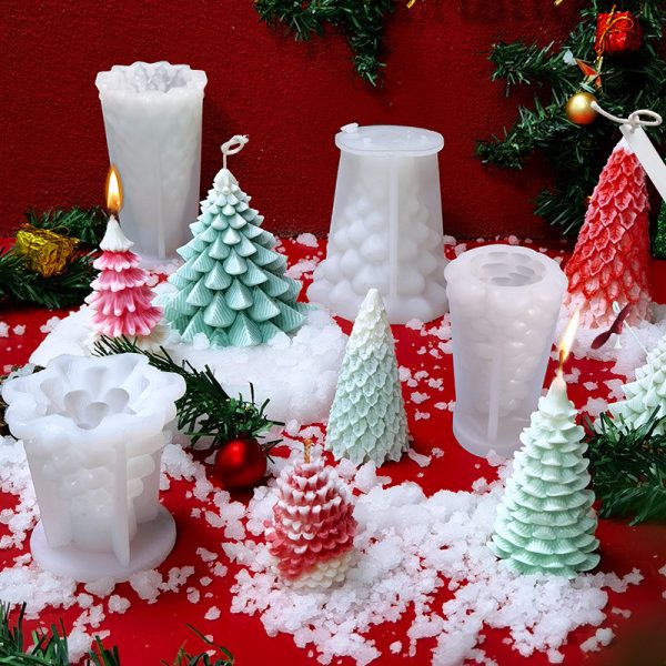 Candle Silicone Mold – Christmas Tree Series - Image 14