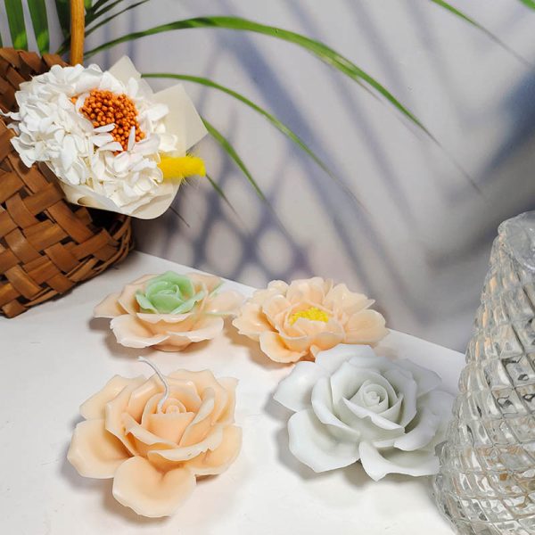 3D Flower Silicone Candle Molds – DIY Series - Image 5