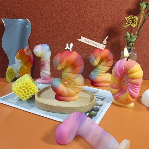 Number Candle Silicone Mold – DIY Birthday & Celebration Candles - Image 5