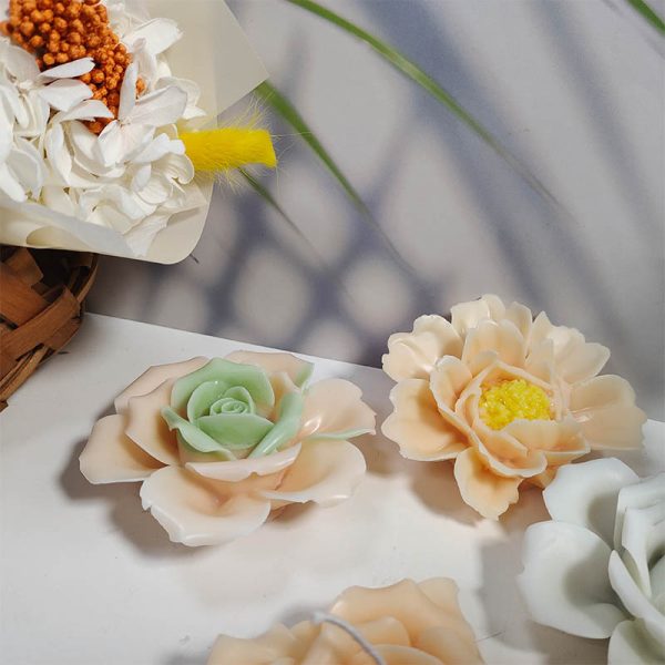 3D Flower Silicone Candle Molds – DIY Series - Image 4