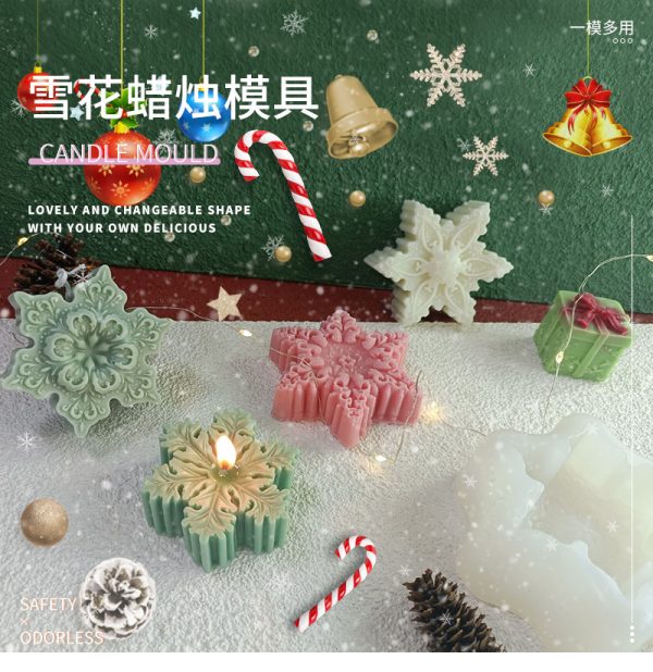 Candle Silicone Mold – Christmas Tree Series - Image 10
