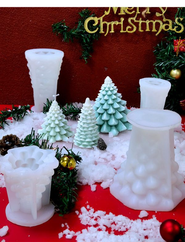 Candle Silicone Mold – Christmas Tree Series - Image 20
